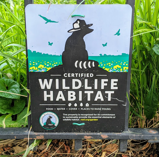 CERTIFIED WILDLIFE HABITAT FOOD • WATER • COVER • PLACES TO RAISE YOUNG This property is recognized for its commitment to sustainably provide the essential elements of wildlife habitat....
