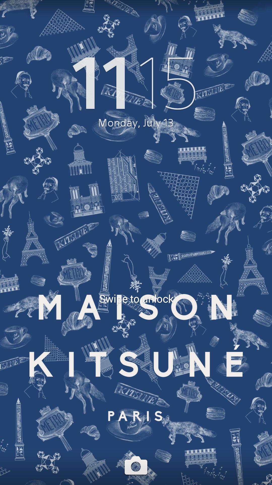 Android application XPERIA™ Maison Kitsune Theme screenshort