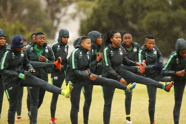 General view during the South African national womens soccer team training session at Nelson Mandela University on September 06, 2018 in Port Elizabeth, South Africa.