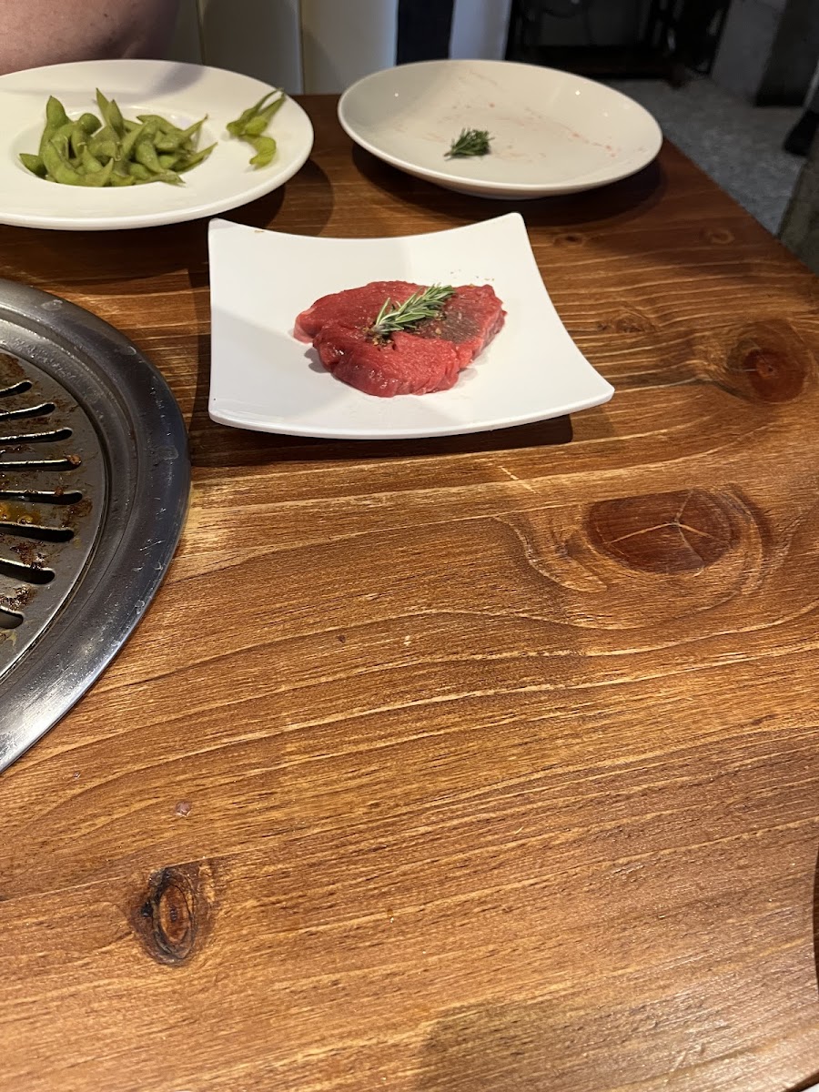 @Gen Korean BBQ House. Rib eye steak