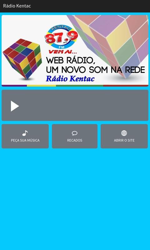 Android application Rádio Kentac 87,9 screenshort