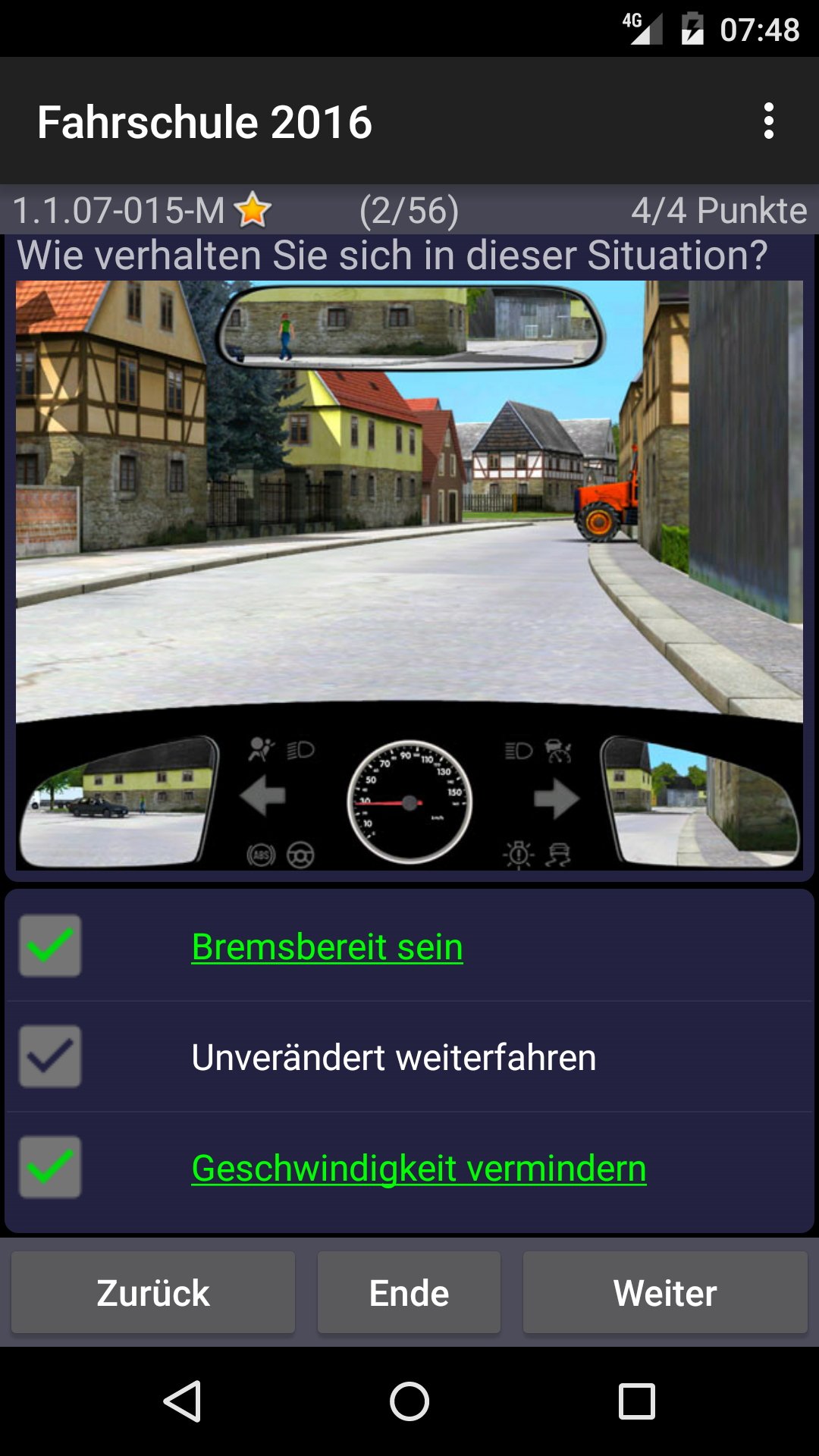 Android application Fahrschule 2016 screenshort