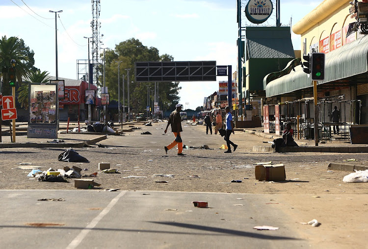 Mahikeng ‘relatively’ calm after violent protests.