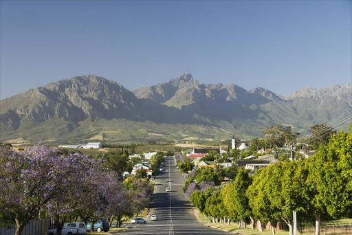 The scenic Tulbagh valley.
