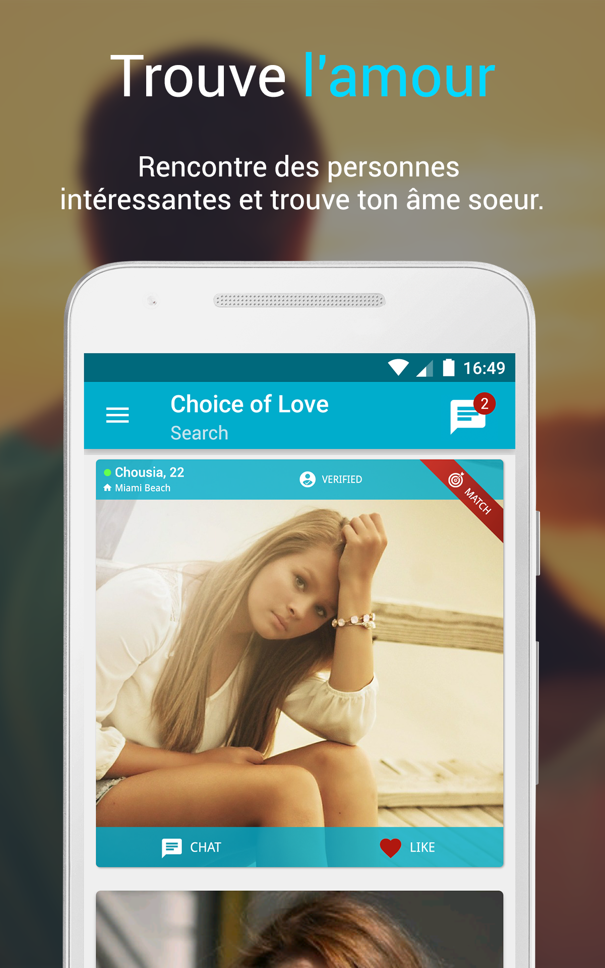 Android application Choice of Love: Dating & Chat screenshort