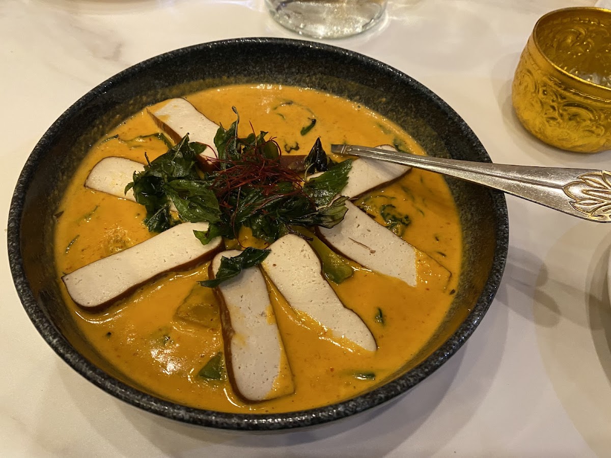 Pumpkin curry tofu (vegan)