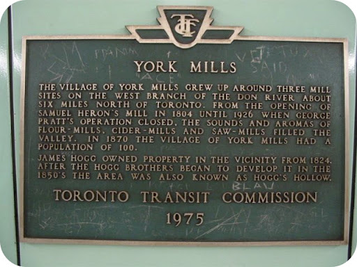The Village of York Mills grew up around three mill sites on the west branch of the Don River about 10 km north of Toronto. From the opening of Samuel Heron's Mill in 1804 until 1926 when George...