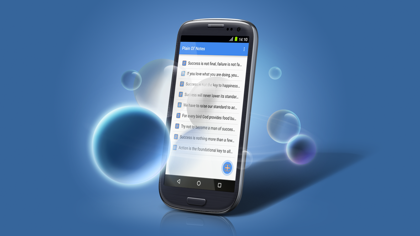 Android application Notes Taking Pro screenshort