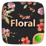 Floral GO Keyboard Theme Emoji Apk