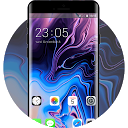 ダウンロード Theme for Phone XS IOS12 purple hallucina をインストールする 最新 APK ダウンローダ