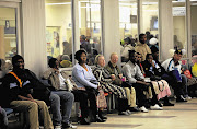 Patients wait at Charlotte Maxeke Johannesburg Academic Hospital. File photo.