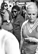 Sikhakhane-Rankin Seen here at the then Jan Smuts Airport on her way to on route to appear as a defence witness at a political the terrorism trial in 1971. 