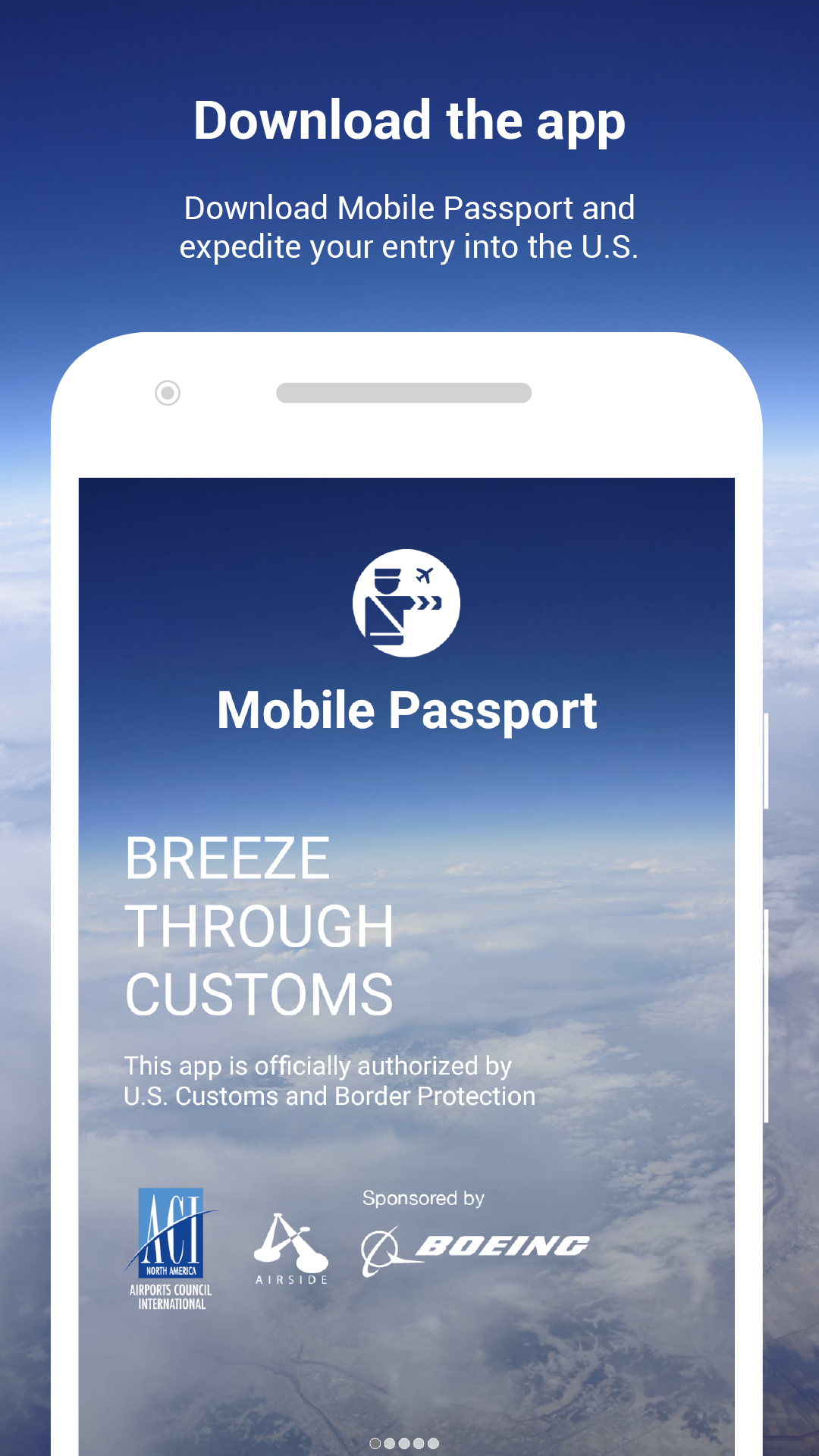 Android application Mobile Passport by Airside screenshort