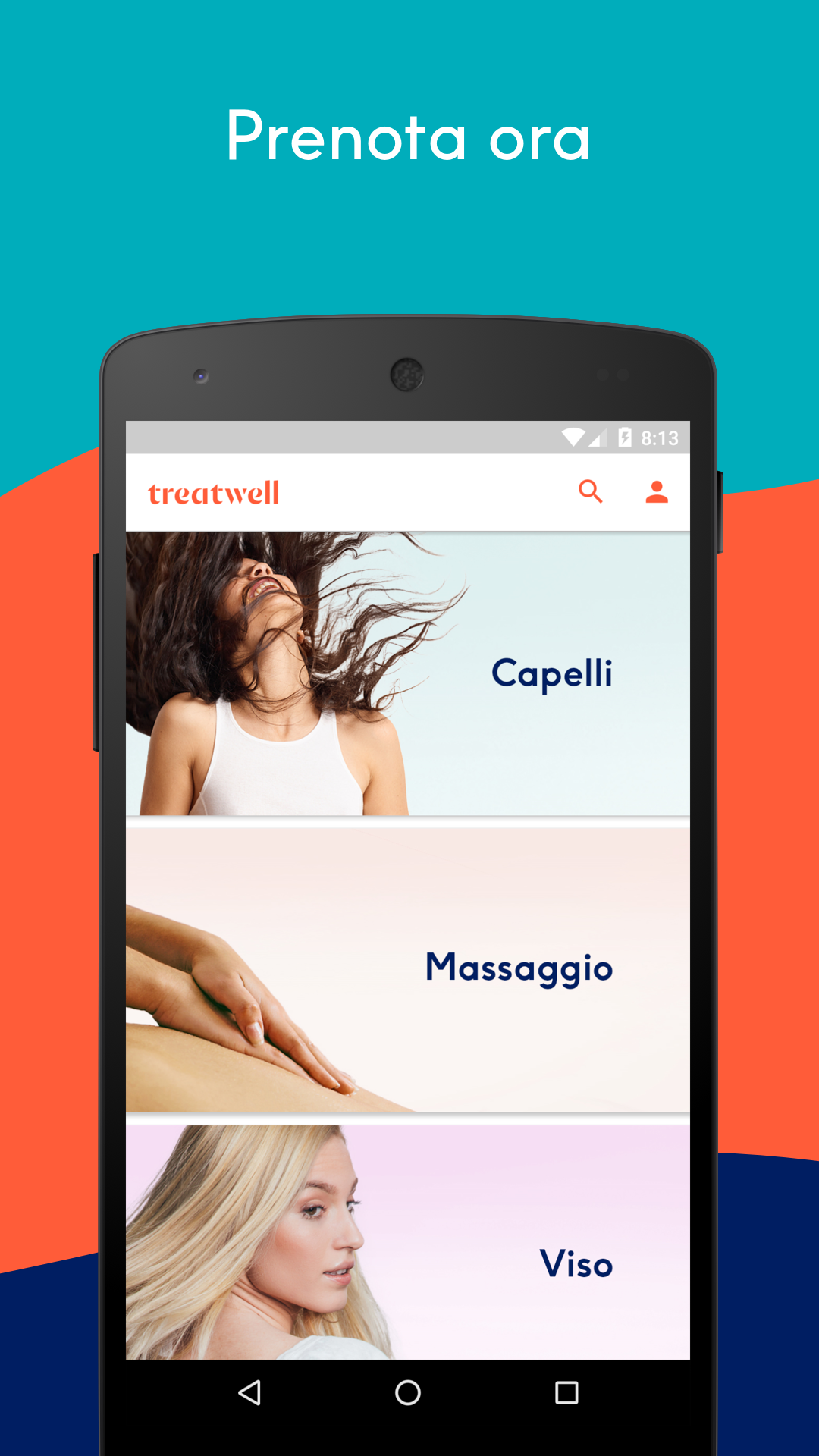 Android application Treatwell: Hair & Beauty screenshort