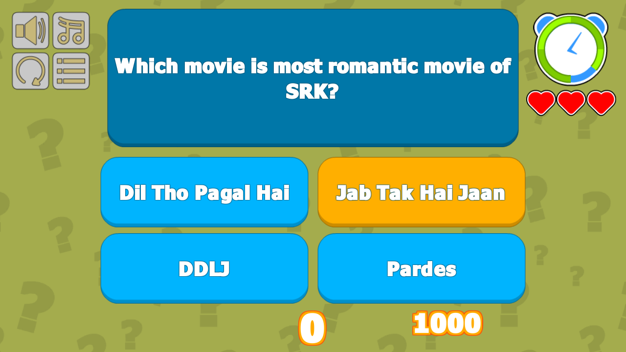 Android application SRKian Fan Quiz screenshort