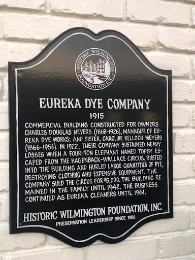 EUREKA DYE COMPANY 1915 COMMERCIAL BUILDING CONSTRUCTED FOR OWNERS CHARLES DOUGLAS MEYERS (1868-1926), MANAGER OF EU- REKA DYE WORKS; AND SISTER, CAROLINE KELLOCH MEYERS (1866-1956). IN 1922,...