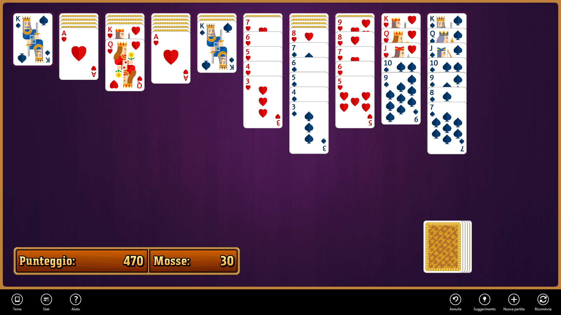 Android application Simple Spider Solitaire screenshort