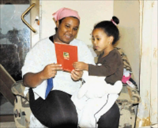 BIRTHDAY GIRL: Sowetan gave Cassidy, right, an early birthday present. 10/02/09. Pic. Peter Mogaki. © Sowetan.