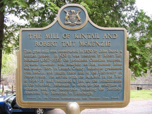 This grist-mill was constructed in 1830 by John Baird, a Scottish pioneer. In 1930 it was restored by Robert Tait McKenzie (1867-1938) the prominent Canadian surgeon, physical educator, and...