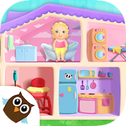 Sweet Baby Girl Doll House - Play, Care & Bed Time