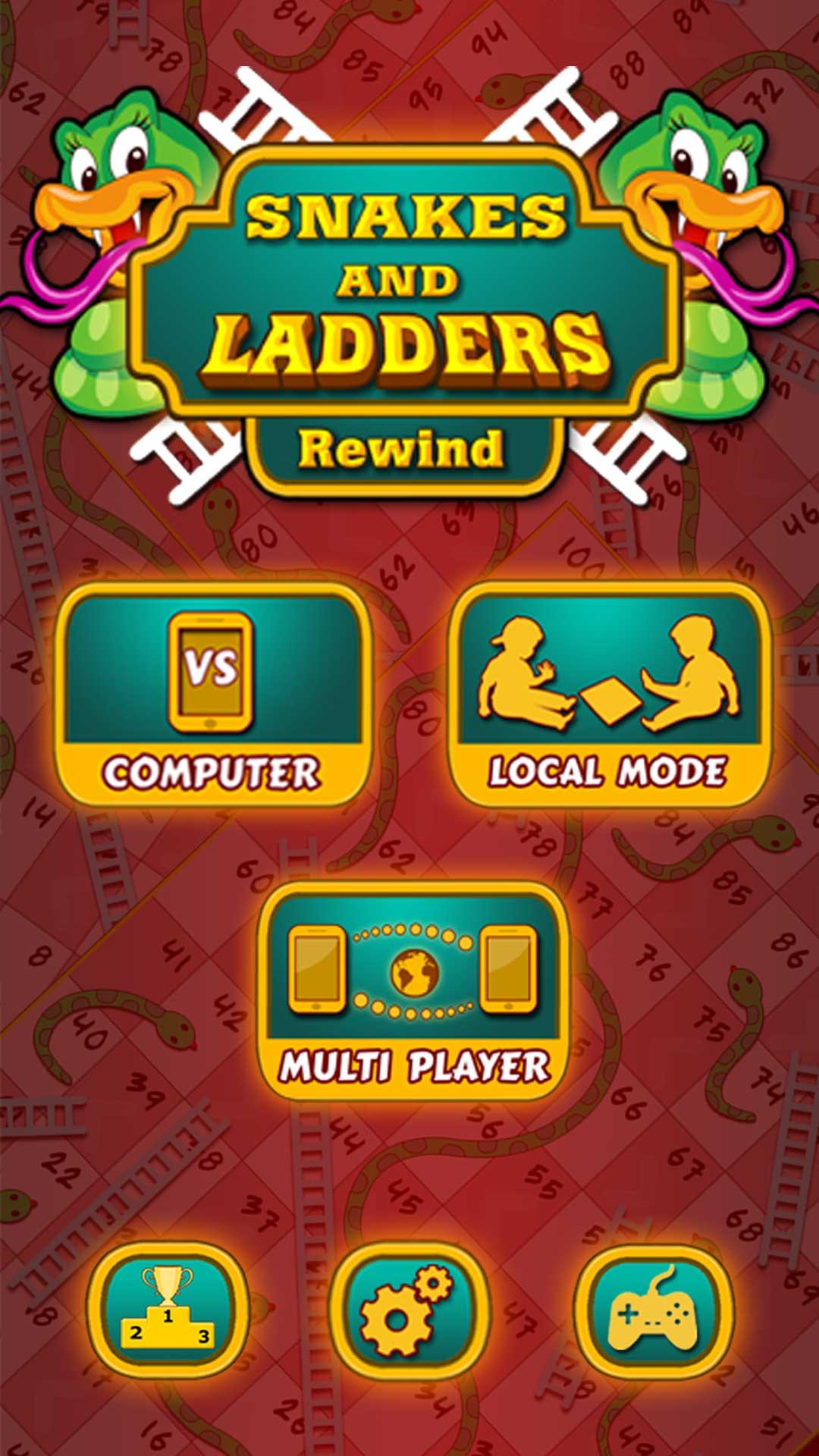 Android application Snakes Ladders screenshort