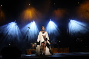 Thembalethu Shandu performs during Dr Madala Kunene's honorary concert at Playhouse in Durban.
