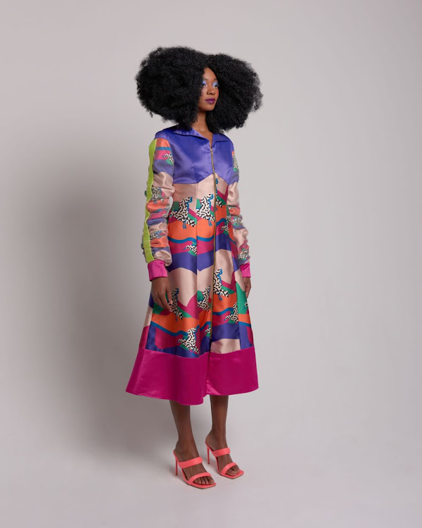 Ezokhetho Seven Colours Coat Dress.