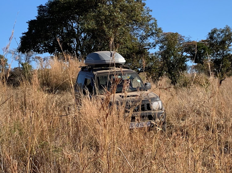 The Black Pearl taking on the first day of the SANParks Marakele national park eco 4x4 trail.