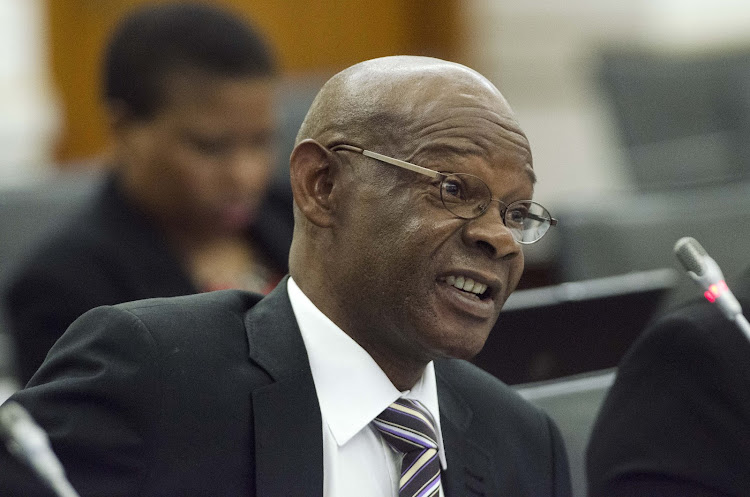 Silas Ramaite at the National Prosecuting Authority committee meeting in Cape Town on October 21 2014.