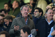 LONDON, ENGLAND - MARCH 11:  TV presenter Jeremy Clarkson attends the UEFA Champions League Round of 16, second leg match between Chelsea and Paris Saint-Germain at Stamford Bridge on March 11, 2015 in London, England.  (Photo by Paul Gilham/Getty Images)