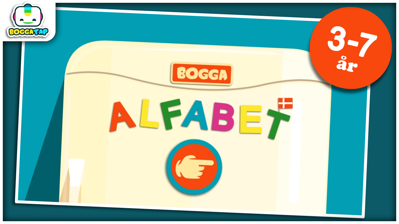 Android application Bogga Alfabet DANSK - lær børn screenshort