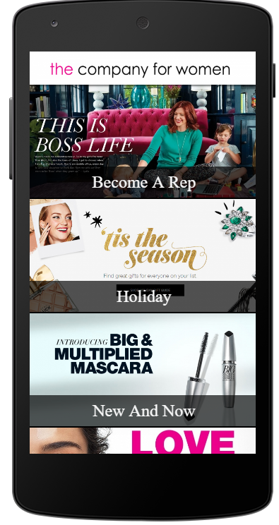 Android application AVON | Shop Beauty screenshort