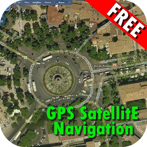 Android application GPRS MAP satellite navigation screenshort