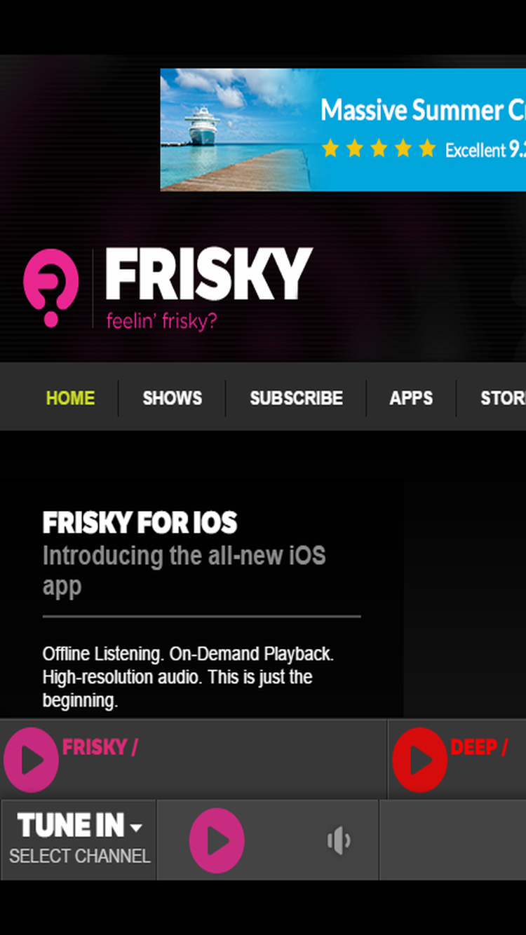 Android application Frisky screenshort