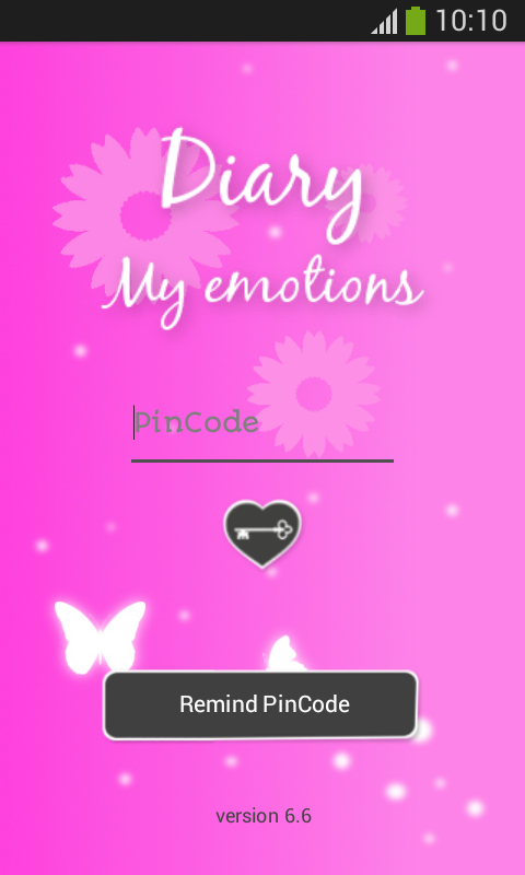 Android application My Diary screenshort