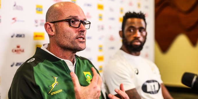 Springboks head coach Jacques Nienaber and captain Siya Kolisi will be hoping to turn things around in the second test.