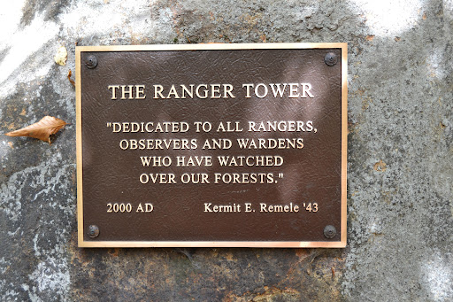 The Ranger Tower "Dedicated to all Rangers Observers and Wardens who have watched over our forests" 2000 AD   Kermit E. Remele '43(Submitted by Alan R. Reno)