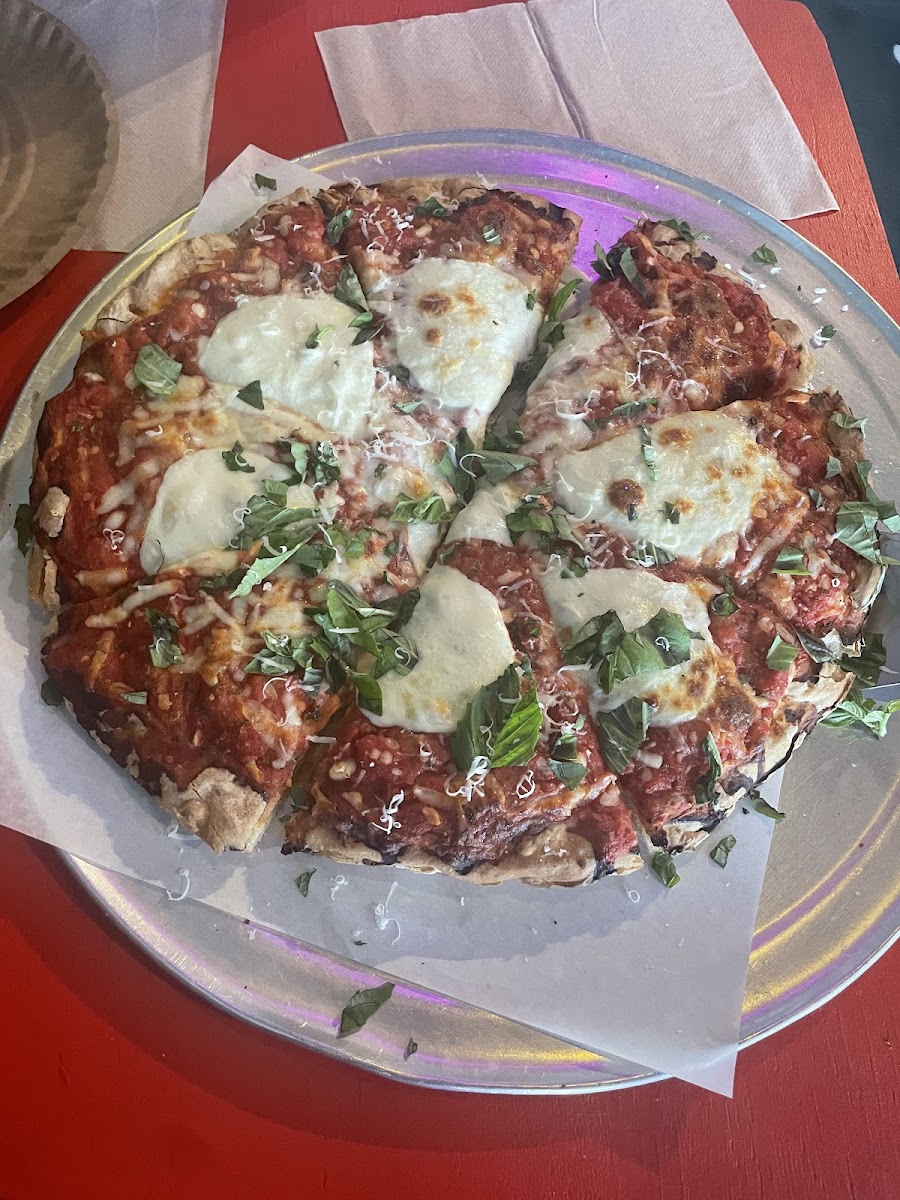 GF margarita pizza