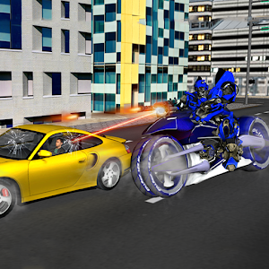 Download Police Moto Robot Car Chase For PC Windows and Mac