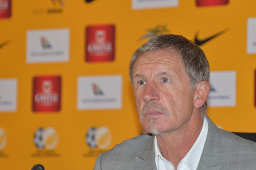 Newly appointed Bafana Bafana head coach Stuart Baxter during the South African Men's national squad announcement at SAFA House on May 25, 2017 in Johannesburg, South Africa.