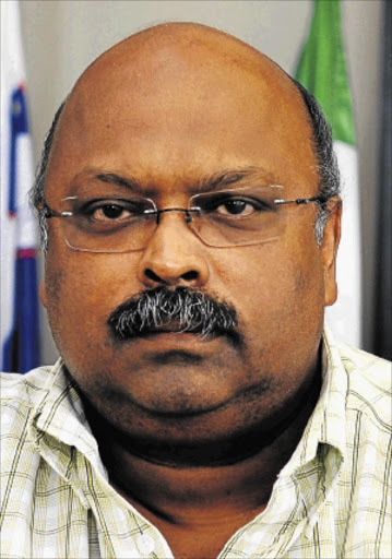 IN CORNER : Sascoc chief executive Tubby Reddy