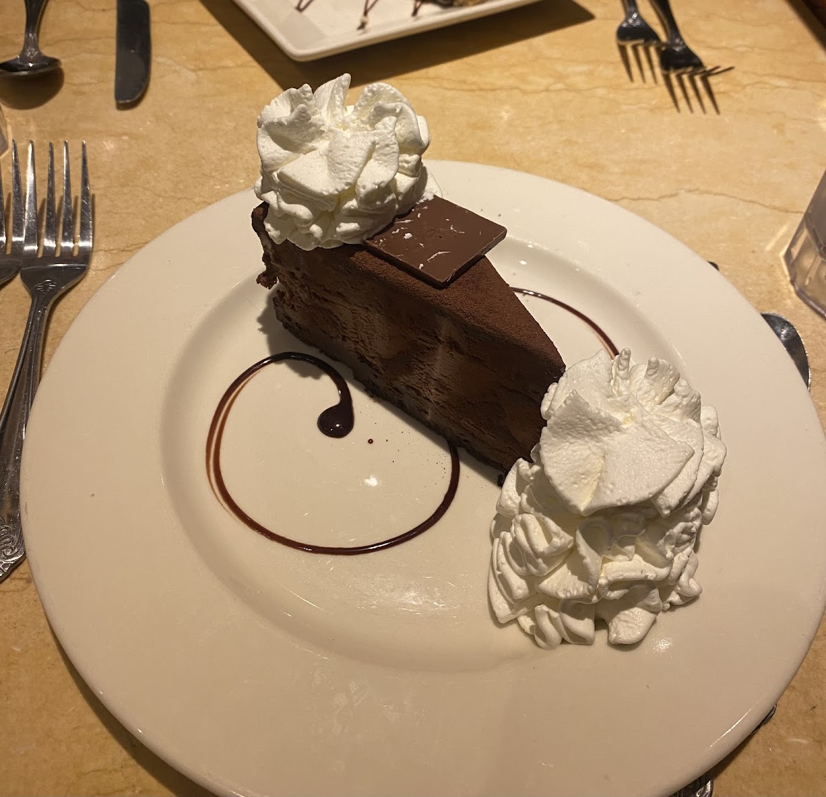 godiva chocolate cheesecake