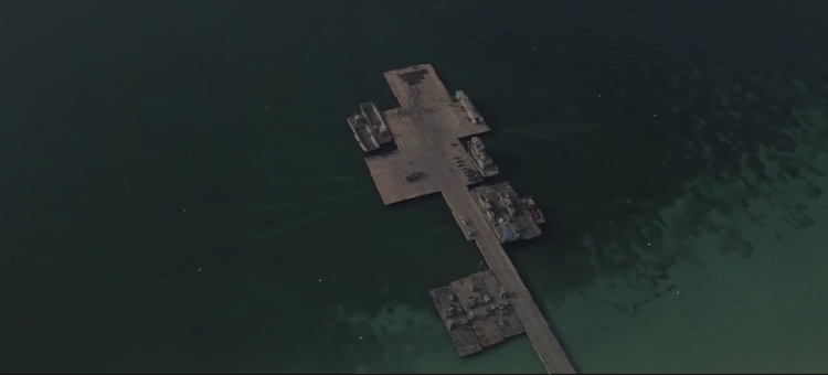 US military footage illustrates Gaza pier plans