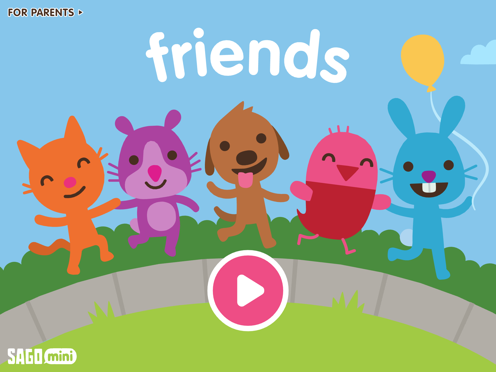 Android application Sago Mini Friends screenshort