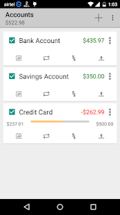 Free Checkbook Ledger screenshot for Android