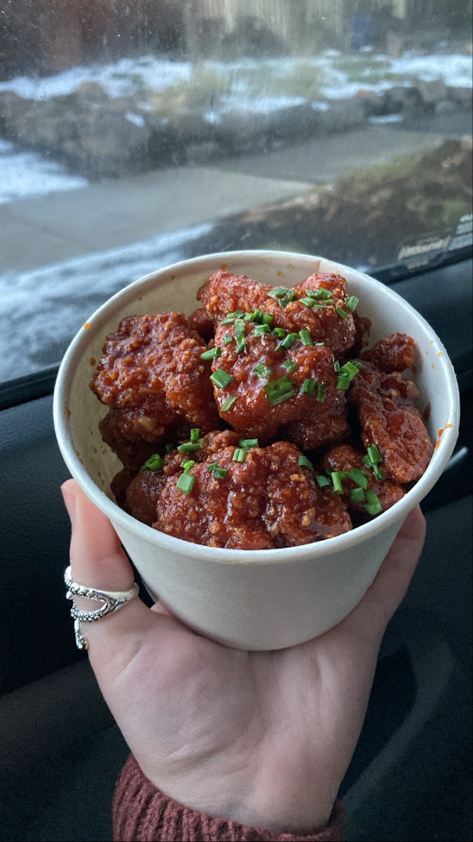 Gluten-Free Fried Chicken at Fricken Faco at the Lot