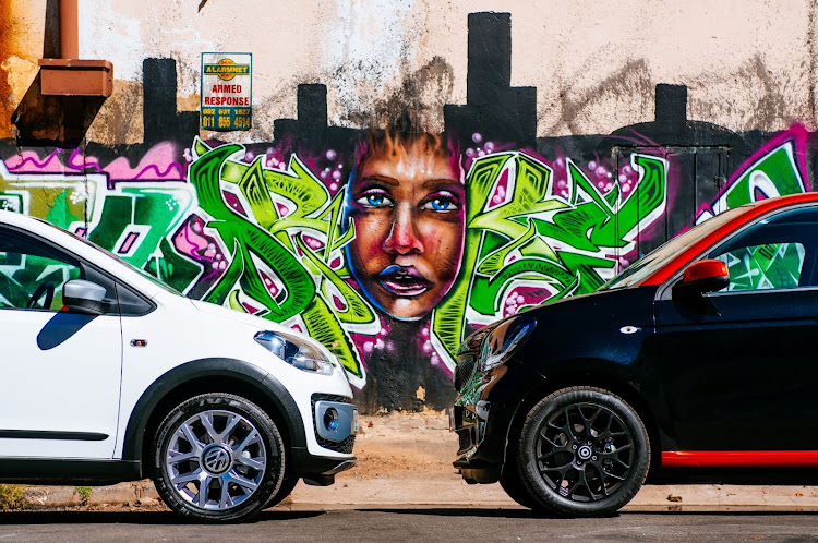 The Volkswagen Up (left) and the Smart ForFour (right) go head-to-head.
