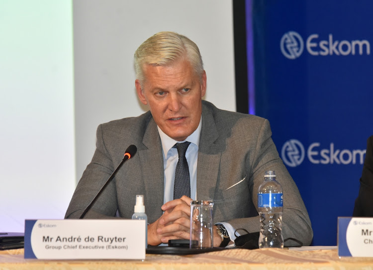 Former Eskom CEO Andre de Ruyter's book is being shared on social platforms illegally and the publisher is not happy.