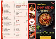 Moderns China Kitchen menu 2