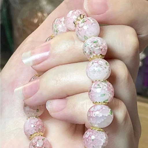 Title 6, Spring Limit Colored Glazing Bead Bracelet, a v...